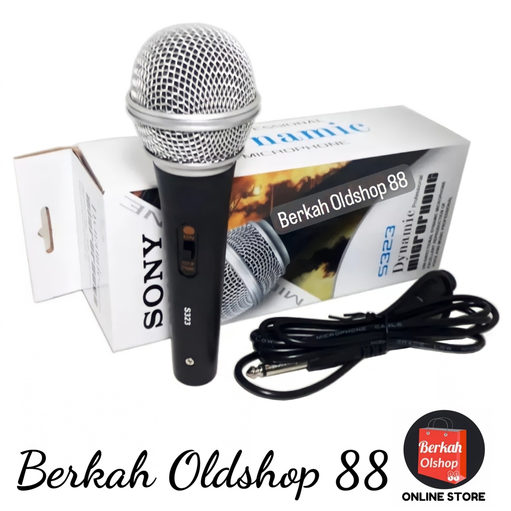 Berkah Oldshop 88 - Mic Kabel SONY SN-909 Mik/Mikropon/Microphone Suara Berkwalitas