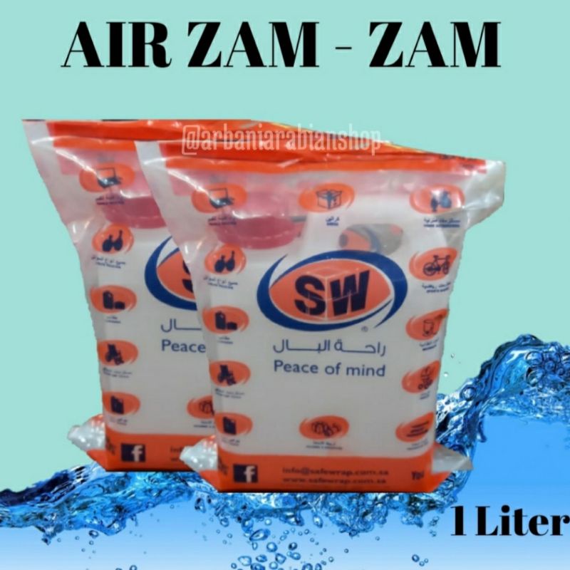 

Air zam zam asli Mekah 1 Liter /kwalitas 100% bagus & Original