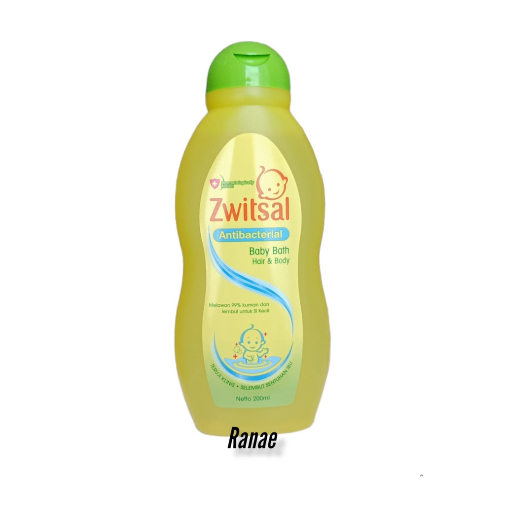 Zwitsal Baby Bath Hair &amp; Body Antibacterial 200mL