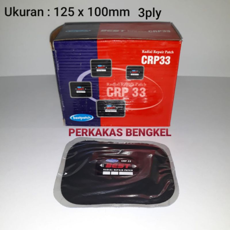 CRP - bestpatch Karet tambal tip top Bestpatch CRP 33 - CRP 35 - 1 box isi 10pcs