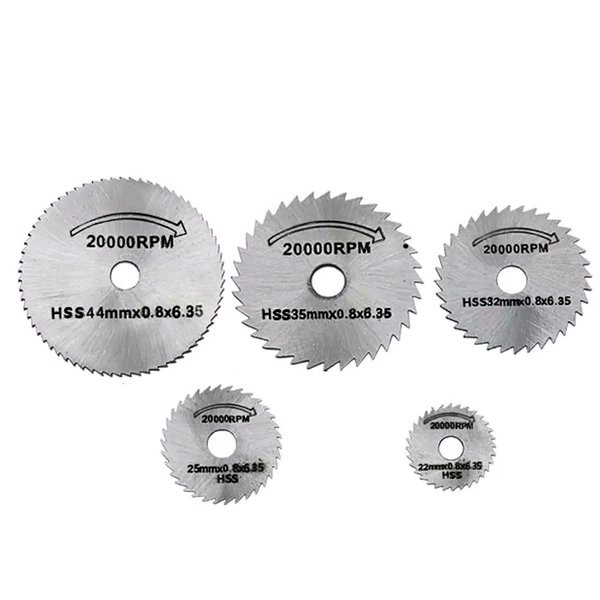 Mata Gergaji Potong HSS mini grinder 5pcs Gergaji 2pcs Mandrel Bandung