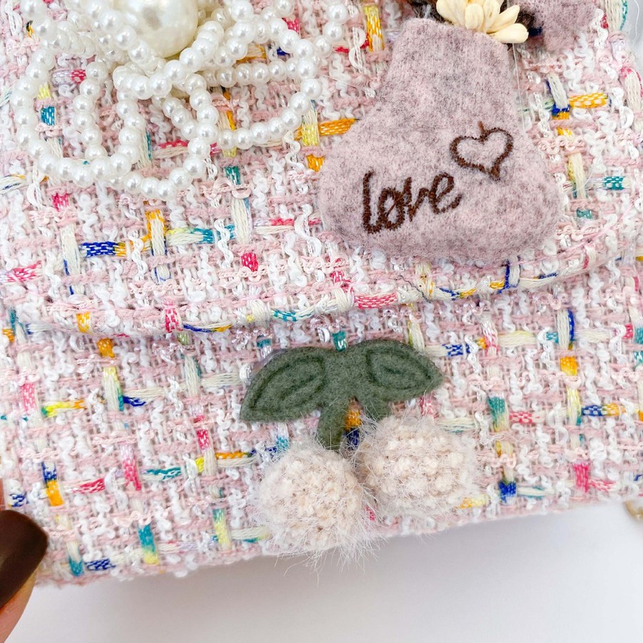 heybaby QUEEN ROSE BAG tas import resleting model hand bag anak perempuan