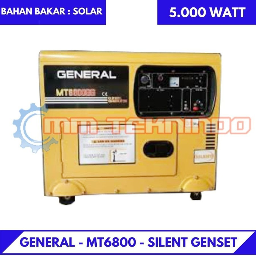 GENERAL - MT6800GS - SILENT GENSET - SOLAR