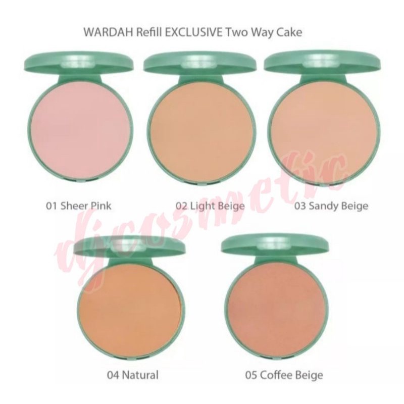 [Refill] Wardah Exclusive Two Way Cake