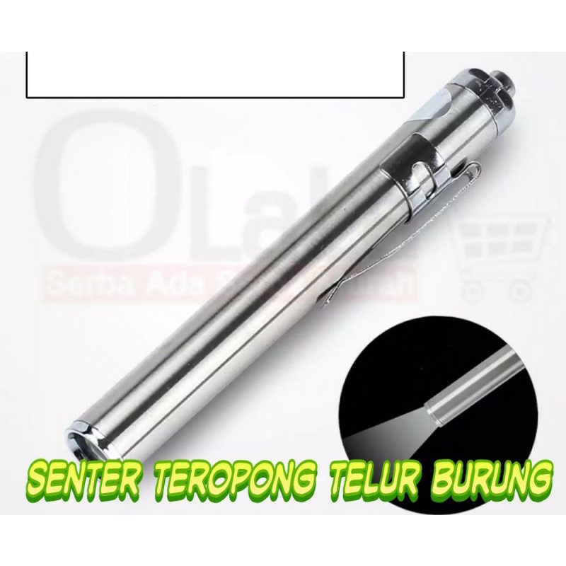 senter teropong telur burung