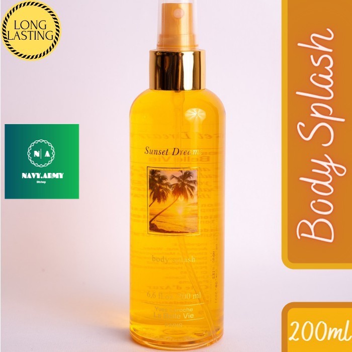 Parfum Cewek Sunset Dreams Yves Laroche  Body Splash 200ml