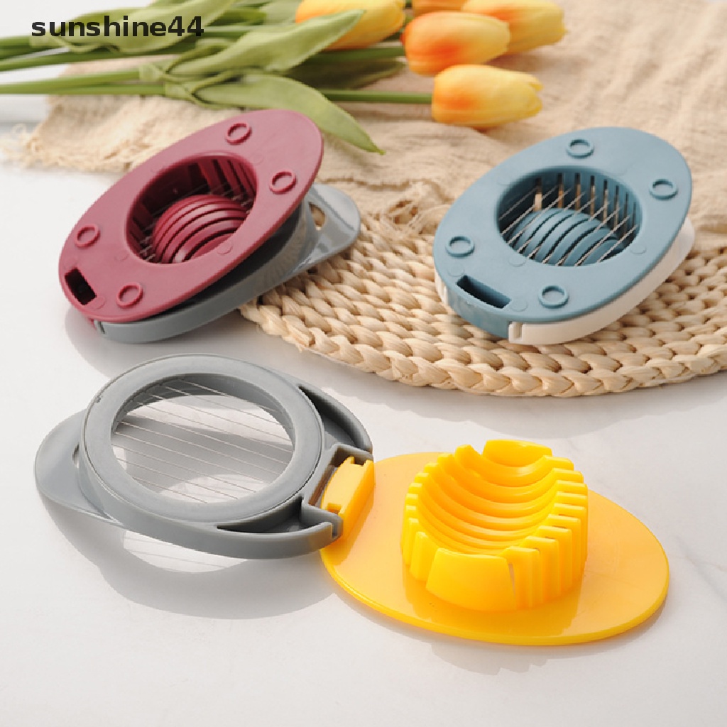 Sunshine Alat Pemotong Telur Multifungsi Bahan Plastik