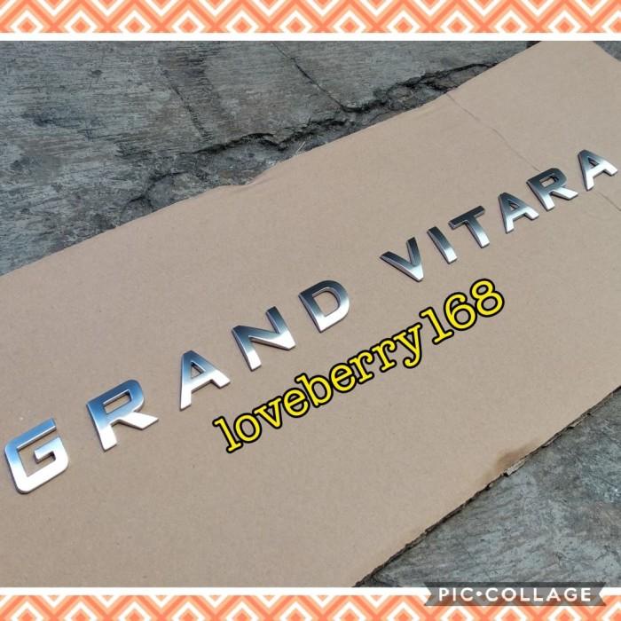 Paket Emblem Kap Mesin Hood Emblem Tulisan Grand Vitara