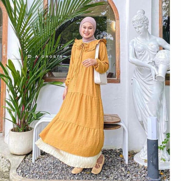 ヷ MIDI DRESS CRINKLE URAGIRI / MIDI ZAMIRA / MIDI DRESS DOTY URAGIRI /DRESS CRINKLE URAGIRI KEKINIAN