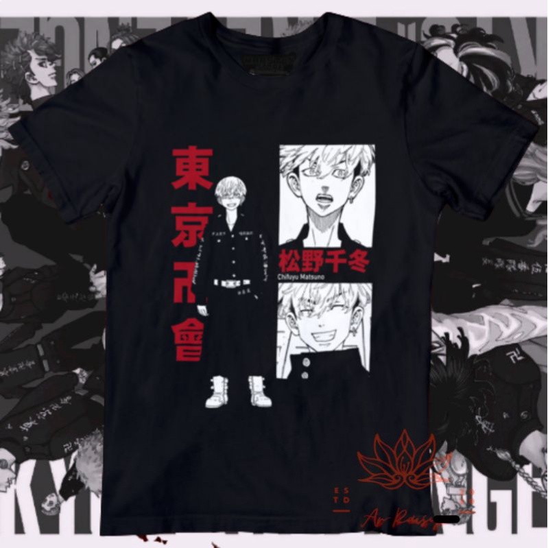 kaos chifuyu matsuno/T-shirt chifuyu matsuno/Kaos Chifuyu/T-shirt chifuyu/Kaos Tokyo revengers