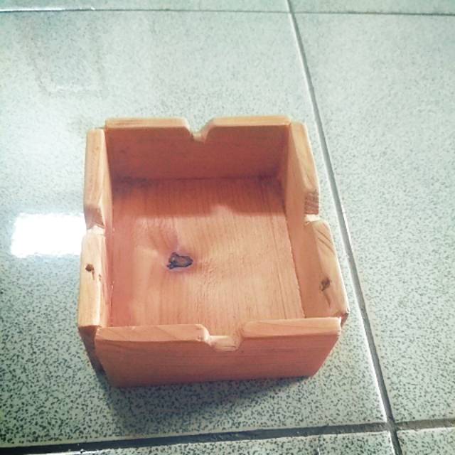 asbak kayu jati belanda