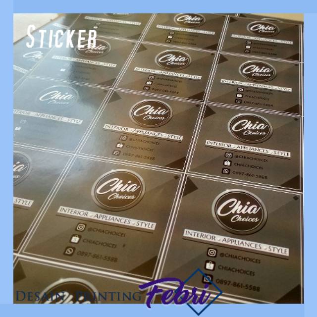 

[Tanpa Pre-Order] Cetak Sticker Murah
