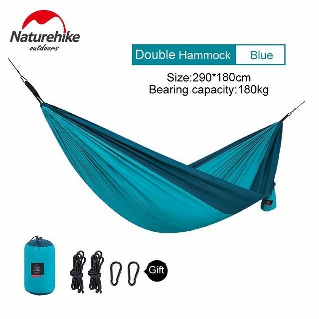 Hammock Naturehike Hammock Double Ayunan Gantung Include Carabiner