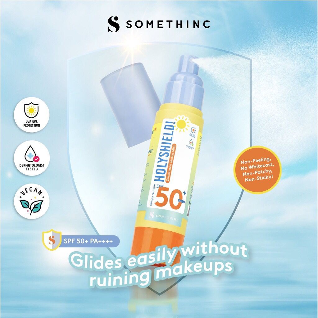 SOMETHINC Holyshield Sunscreen Stick Serum Mist Spray - SPF 50 ++ UVA UVB