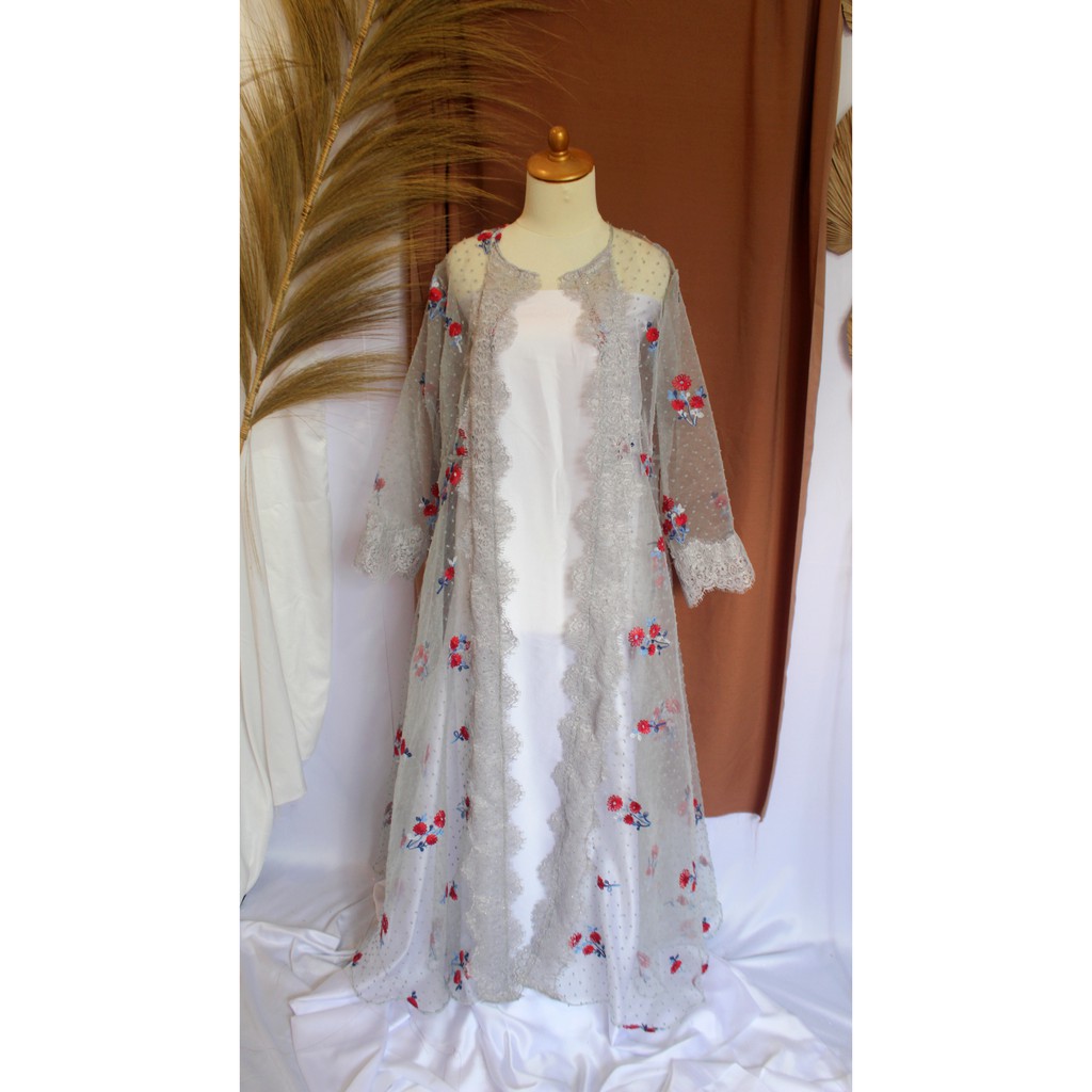 Long Outer Valerie bahan Organza