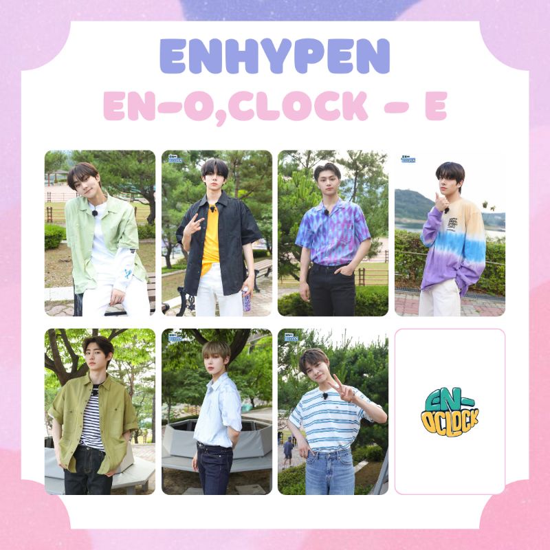 [ENHYPEN] PHOTOCARD ENHYPEN EN-O'CLOCK #1 ‼️ BACA DESKRIPSI ‼️