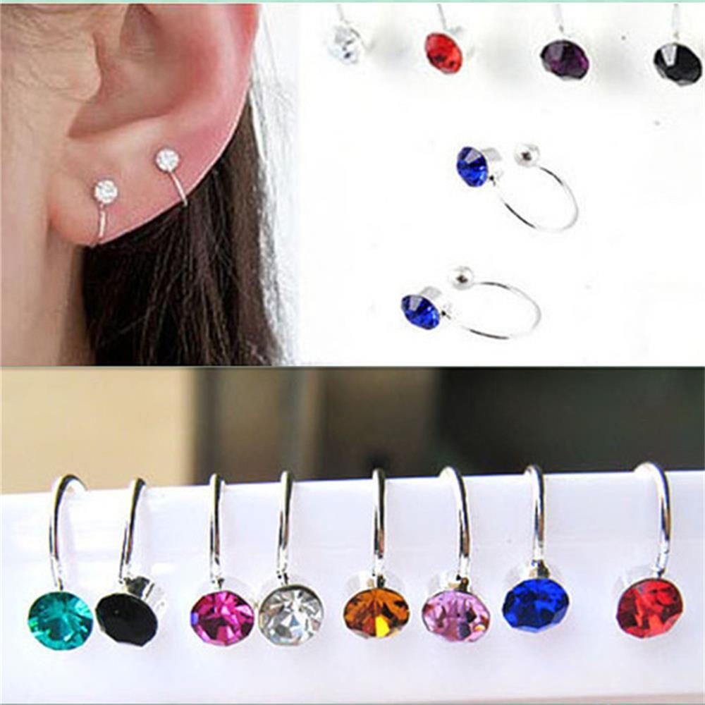 TOP Klip On Anting Fashion Hadiah Perhiasan Tanpa Tindik Tragus Earrings