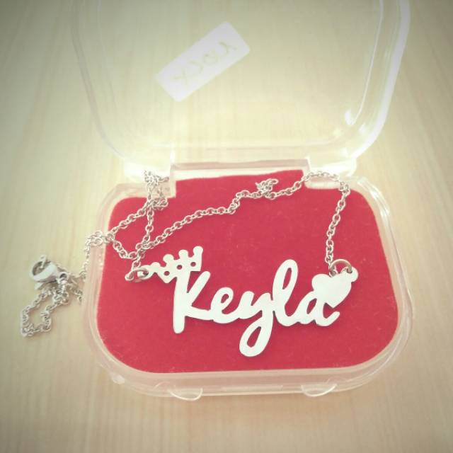 Kalung Nama / Kalung Nama Titanium (Silver)