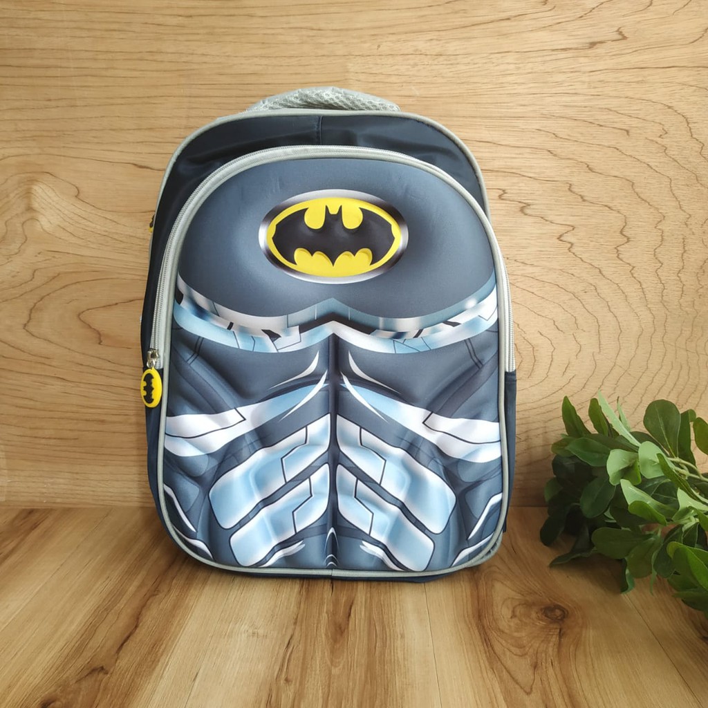 [Brandedbaby] TAS SEKOLAH ANAK SUPERHERO 3D IMPORT / RANSEL ANAK KARAKTER/ TAS SEKOLAH ANAK SD