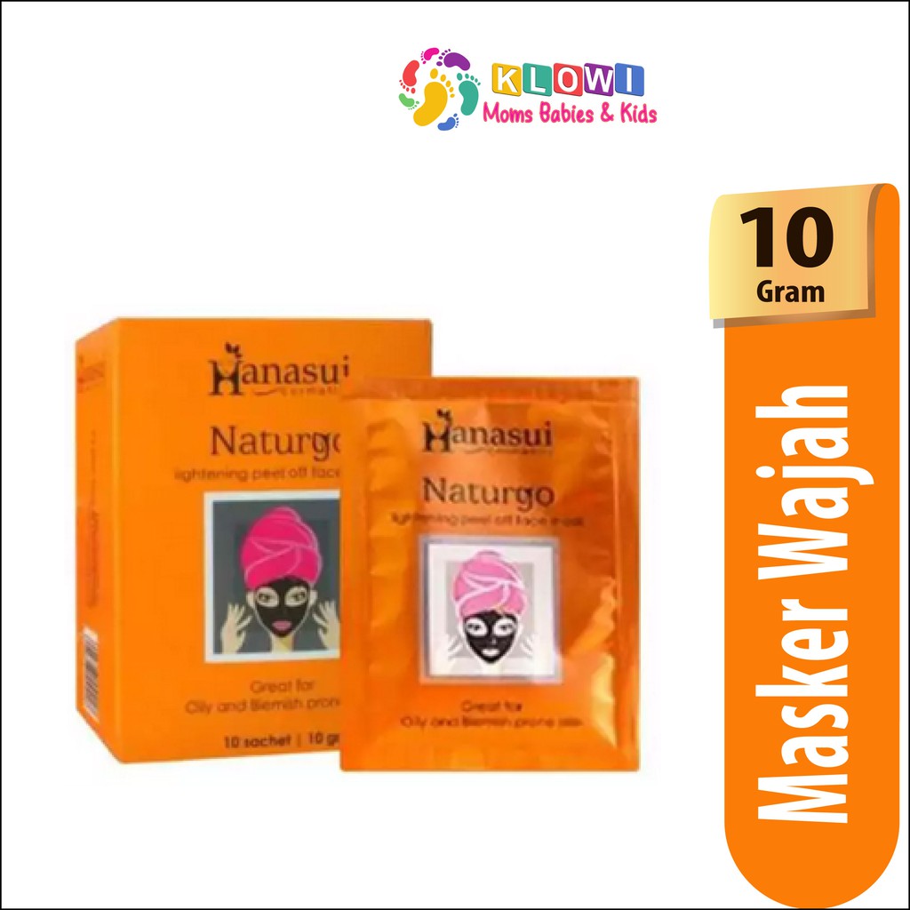 ISI 20 HANASUI NATURGO PEEL OFF MASK 10G/MASKERWAJAH