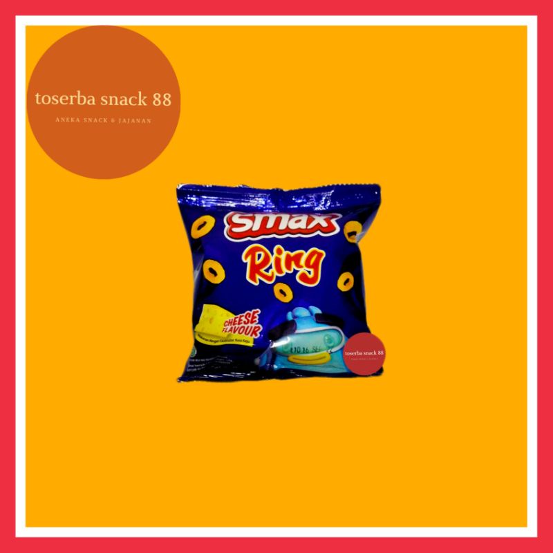 

SMAX RING/Snack Rasa Keju Berbentuk Ring (12 gram)