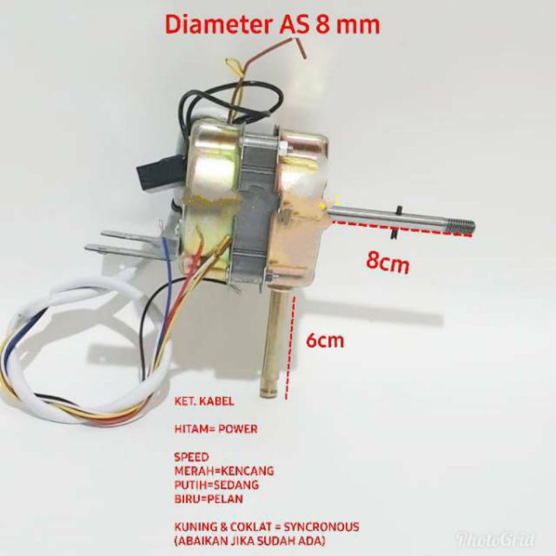 Motor , Dinamo Kipas  , Wallfan , dinding 16 &quot; , Maspion , Miyako  , Cosmos , Sanken  umum