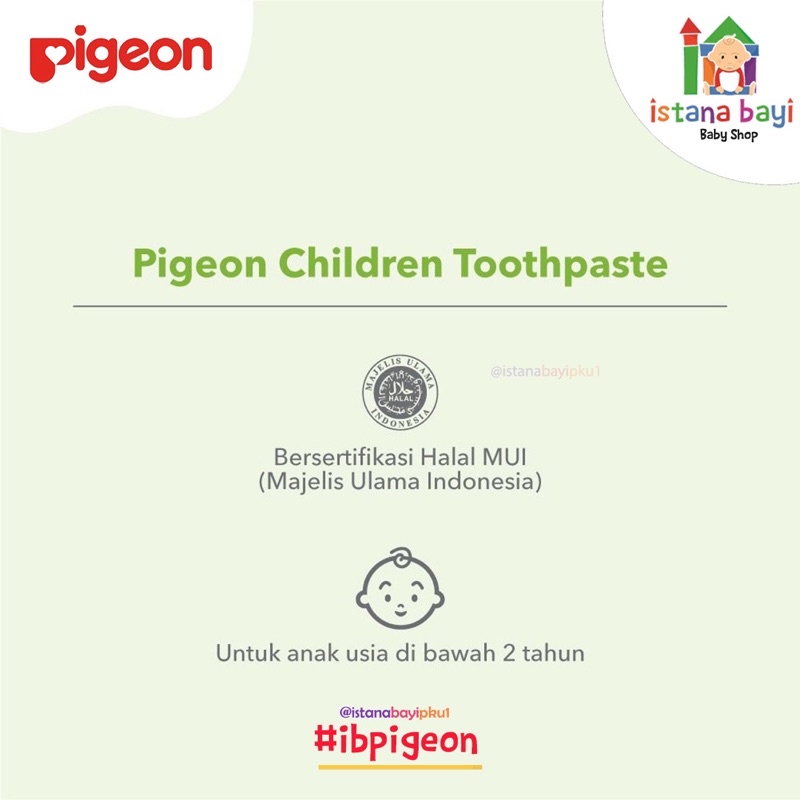 Pigeon Pasta Gigi bayi /Pigeon Toothpaste 45 gr