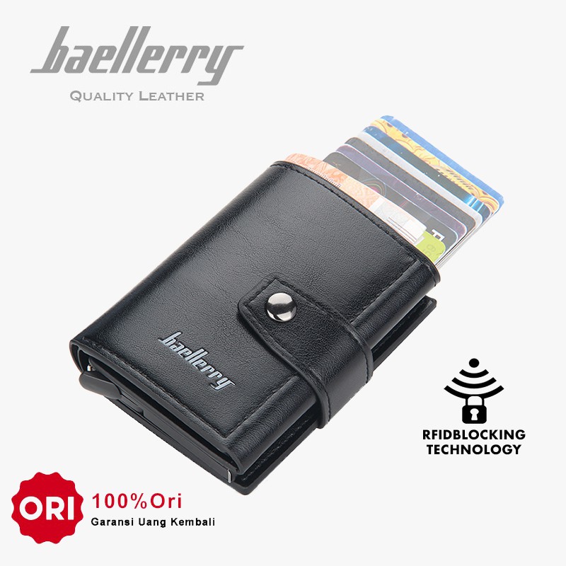 BAELLERRY K9146 Dompet Kartu Pria Bahan Kulit PU Leather Premium WATCHKITE WKOS