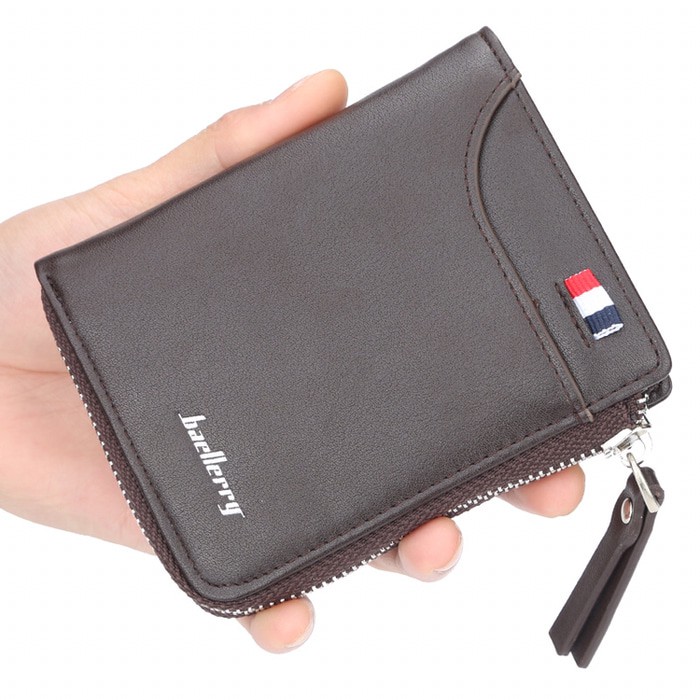 Dompet Pendek Kulit Lipat New Men’s Wallet Baellerry D0311