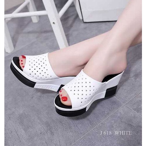 SANDAL WEDGES OPEN TOES SHOES BELICIA IMPORT 618