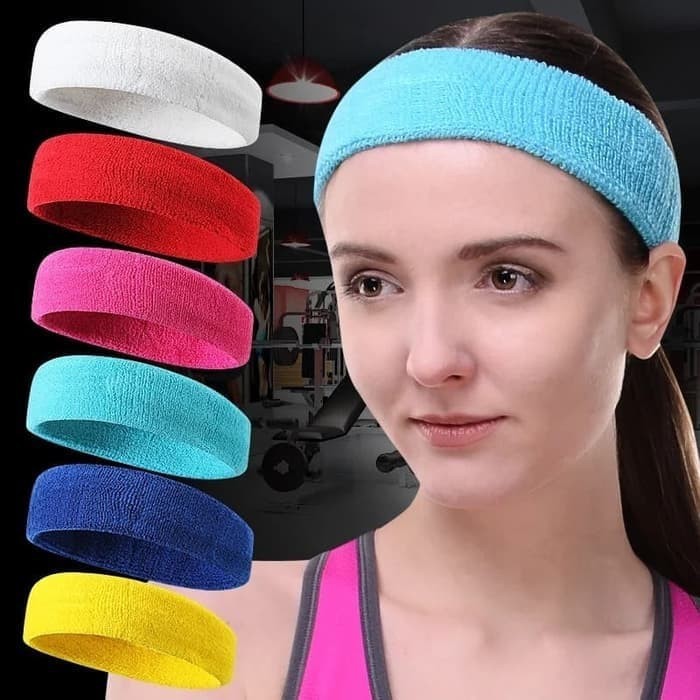 Headband Olahraga ( Bulutangkis, Tennis, Basket, Futsal, Lari )