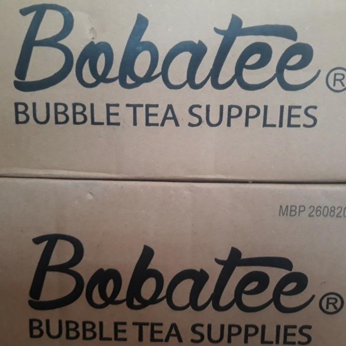 

BISA COD khusus gojek! boba tapioka pearl bubble bobatee 1 dus isi 10