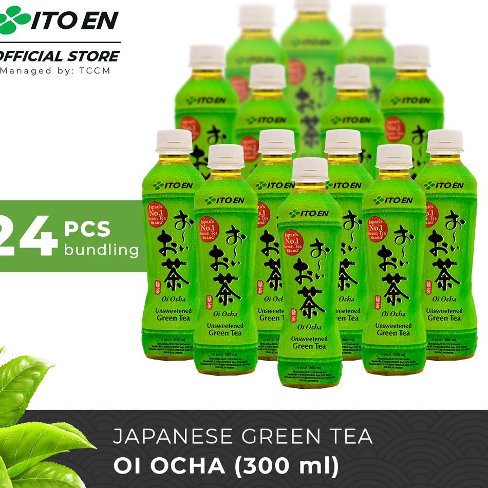 

ITO EN Oi Ocha Unsweetened Teh Hijau Jepang 300ml No Sugar - 24 pcs d43♔