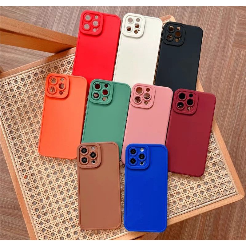 Case Softcase Casing Macaron Pro Camera Oppo A3s A37 A57 A5s A11K A12 A7 A76 A54 A5 A9 2020 Neo 9