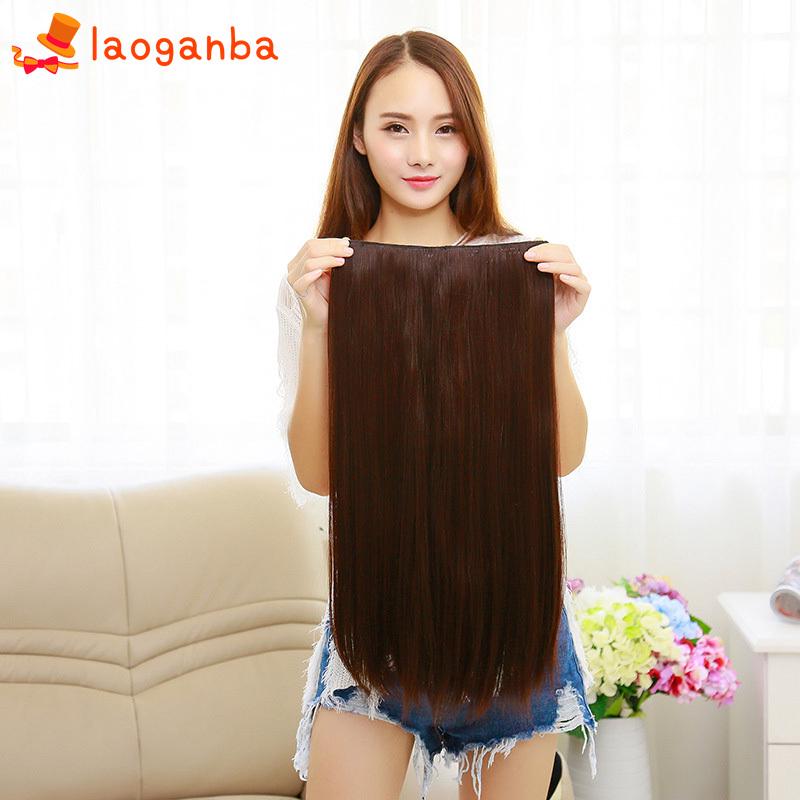 L Hair Extension  Rambut  Palsu Wanita Model Panjang  Lurus 