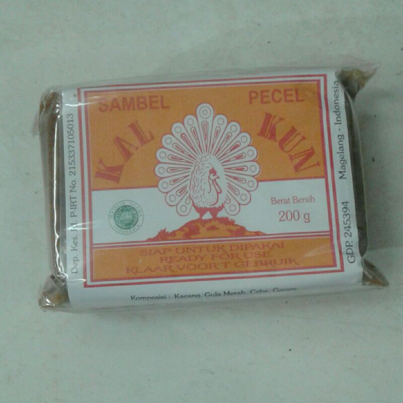 

Bumbu pecel cap kalkun