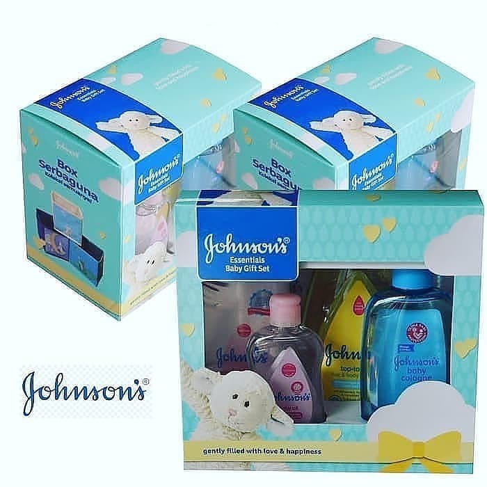 Johnson's Baby Gift Pack Essentials Gift Pack Set Johnson Johnsons Perawatan Bayi Kado Bayi Set