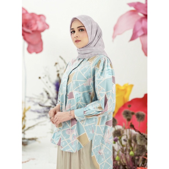 Preloved Buttonscarves Ria Miranda Astera Top Jade