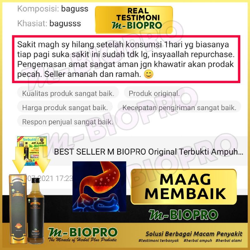 M Biopro Mbiopro Herbal Asli Halal 100% Original Untuk Ambien, Sesak Nafas Dan Mengobati Penyakit Lain-8