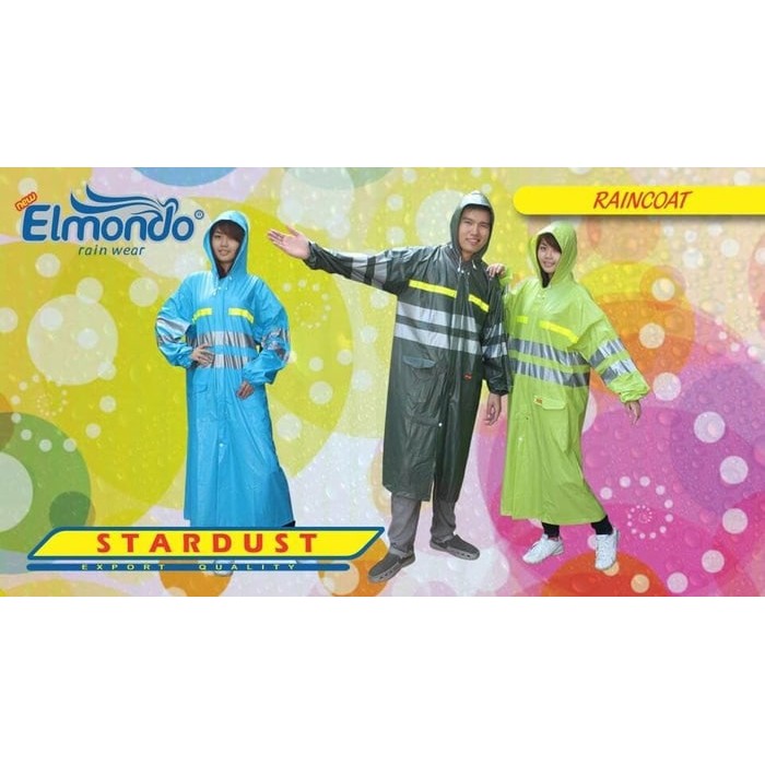 jas hujan terusan/gamis stardust 918
