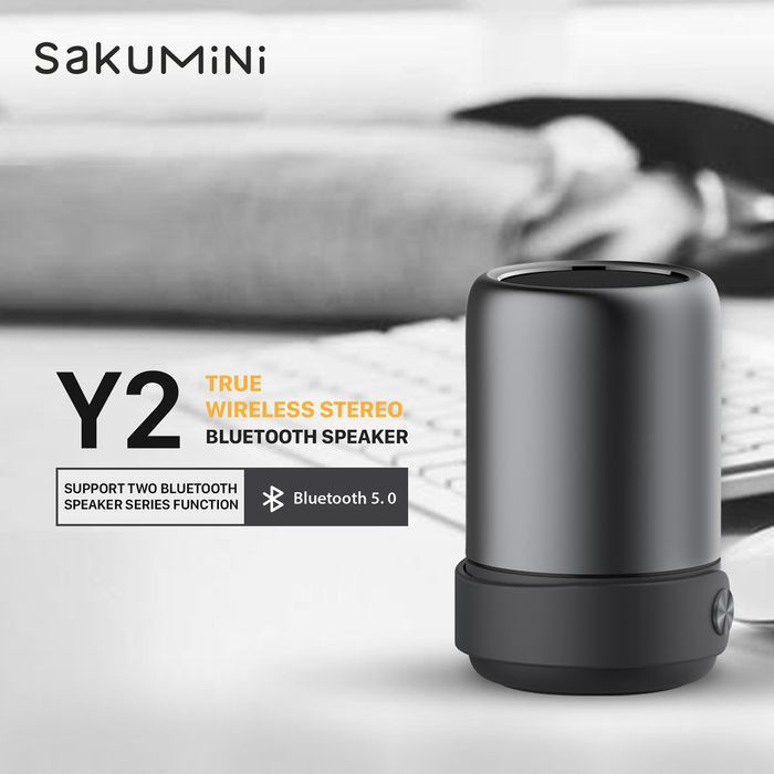 SAKUMINI Y2 MINI PORTABLE BLUETOOTH SPEAKER STEREO V5.0 Abuabu pb