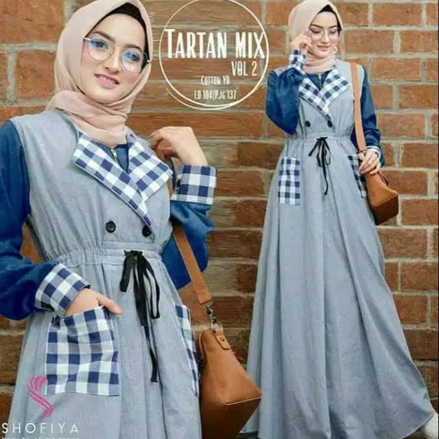 Gamis Tartan Mix