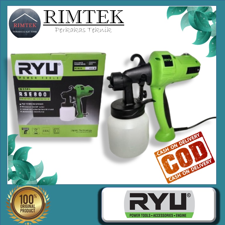 Spray Gun Elektrik RSE800 Ryu Semprotan Cat RSE 800 Semprotan Cat Listrik Ryu RSE 800