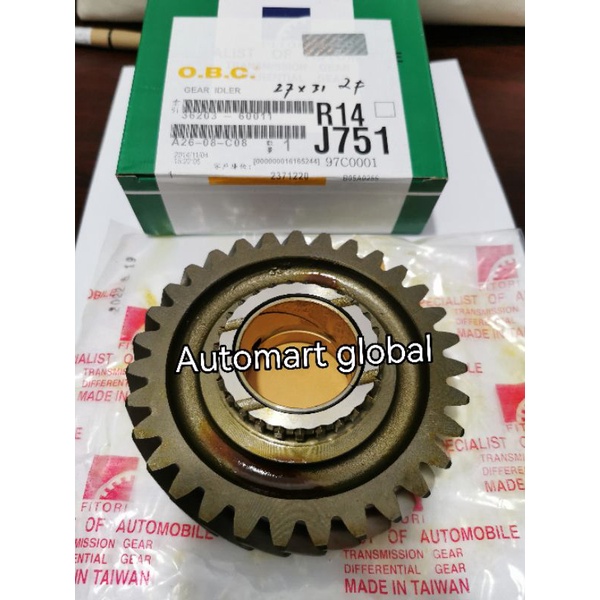 idler gear toyota hardtop 2f 36203-60011