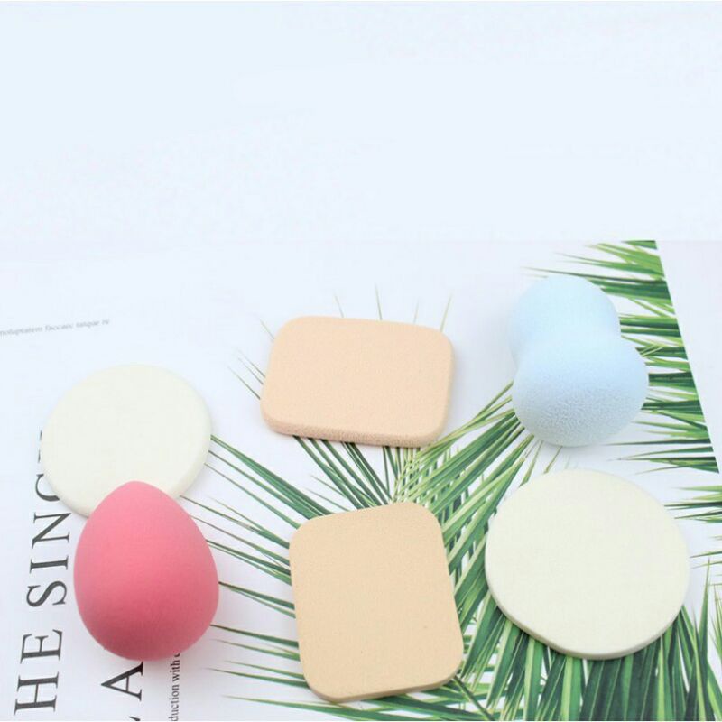 Beauty blender pons make up 1 set isi 6 pcs /spons bedak foundation