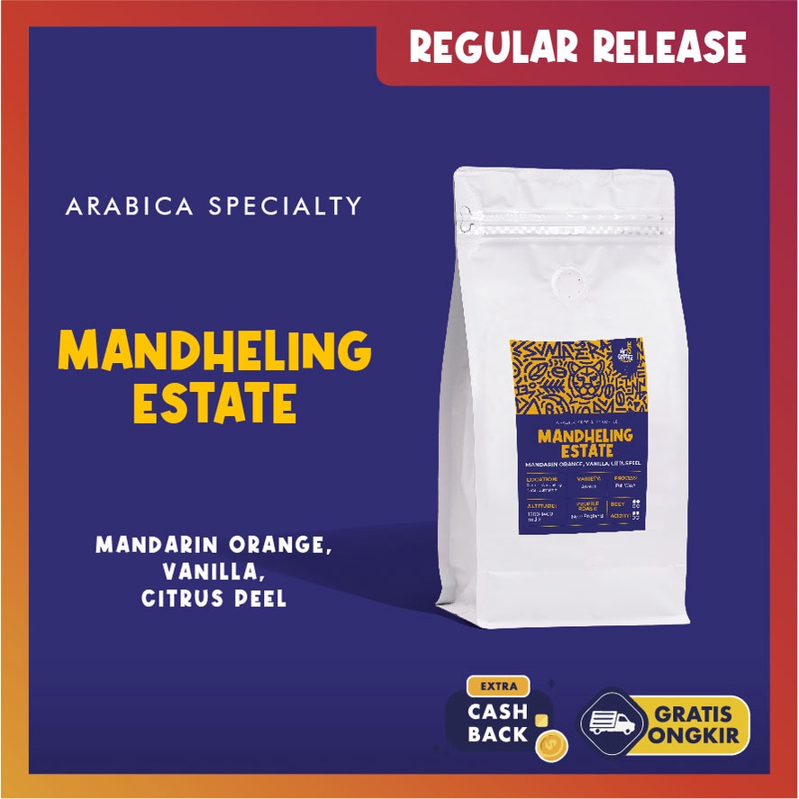 

Biji Kopi Arabika ASLI Mandheling 500g | Mandailing Specialty Arabica Coffee