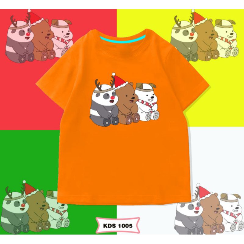 T-SHIRT / KAOS KIDS WE BARE BEAR 24S KARAKTER