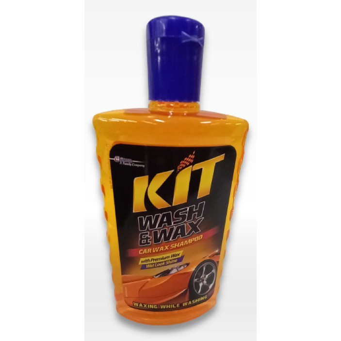 Kit Wash &amp; Wax Shampoo Pembersih Mobil 500ml