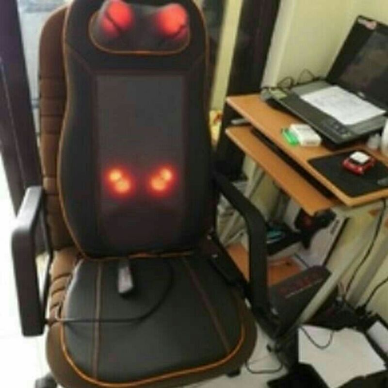 Kursi Pijat Kneading Shiatsu 3in1 Bonus Kalung Gelang Bio G/Biofir Original