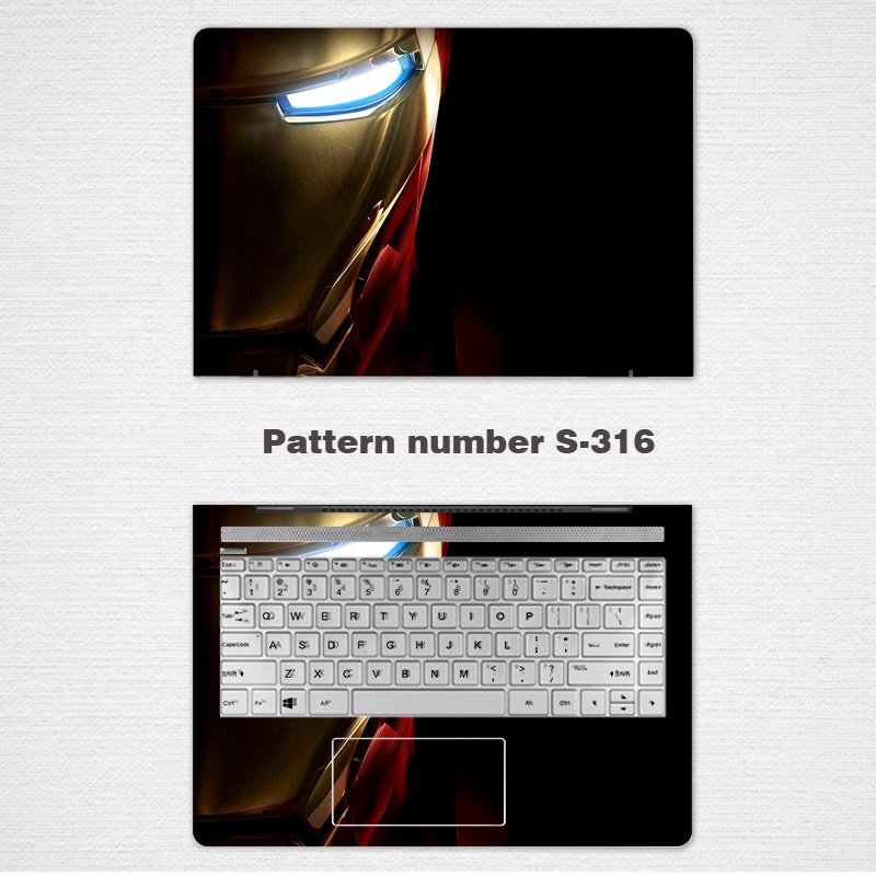 2pcs Stiker Pelindung Laptop UNIVERSAL Motif marvel Bahan VINYL Ukuran 12 13 14 15.6 Inch Untuk ASUS VivoBook14 VivoBook15 2020 LGBT